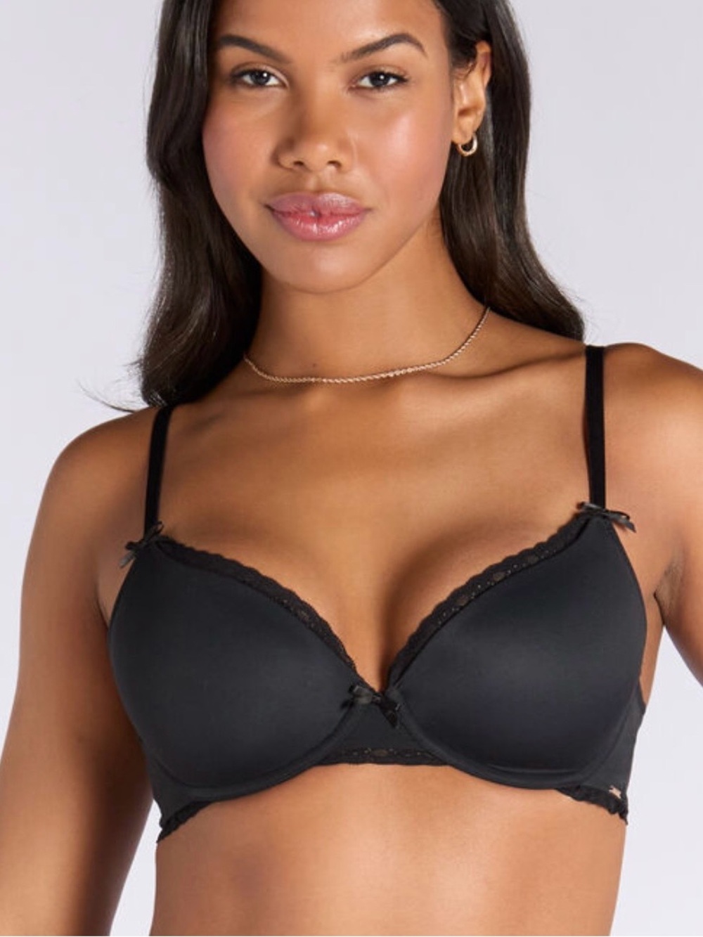 Boux Avenue Madeline plunge t-shirt bra - Black